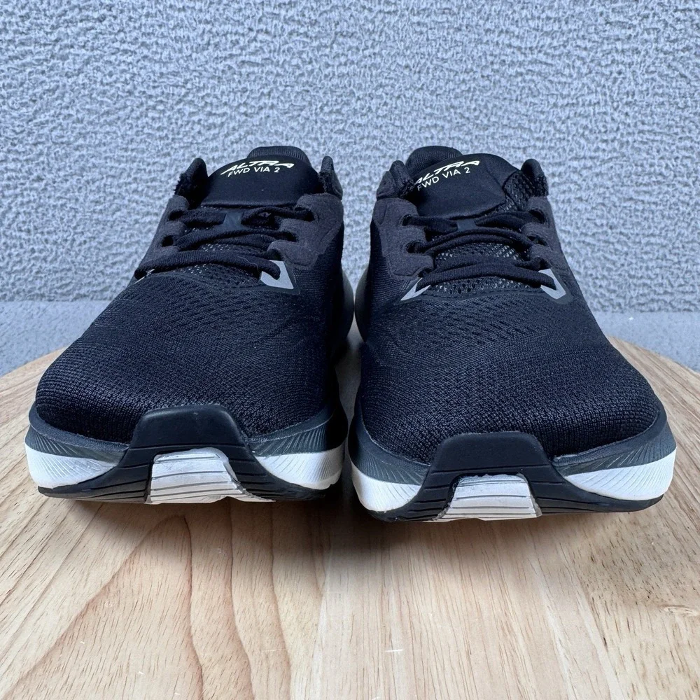 Altra FWD Via 2 Women 10.5 Black Road Running Shoes 4mm Drop Sneaker AL0A85TW010